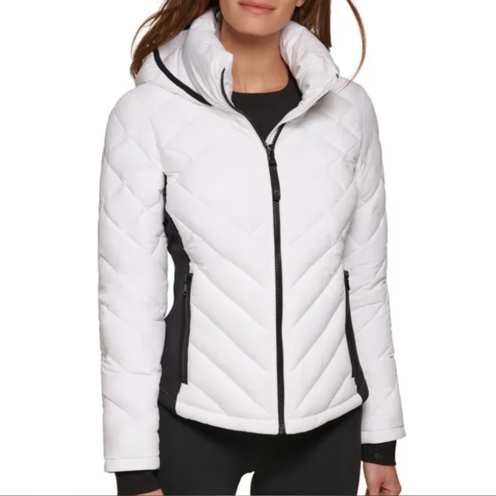 Calvin Klein Hooded Puffer Coat